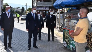 Vali Yılmaz, Covid-19 denetimlerine devam ediyor