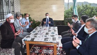 Vali Yılmaz’dan şehit ailesine ziyaret