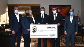 OTSO’dan evi yanan vatandaşlara bağış yapıldı