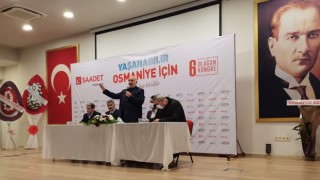 Saadet Partisi Osmaniye’de Ali Kılıç dönemi başladı