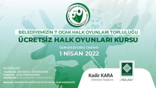 Osmaniye Belediyesi Halk Oyunları Kursları Açılıyor