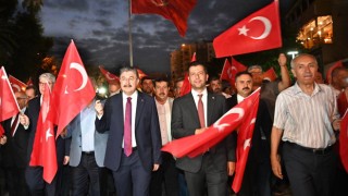 15 Temmuz etkinlikleri yoğun katılımla gerçekleşti