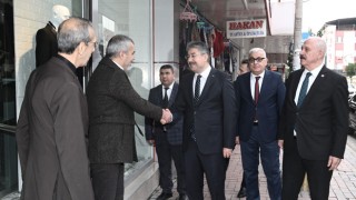 Osmaniye Valisi Erdinç Yılmaz, esnaf ziyaretlerinde bulundu