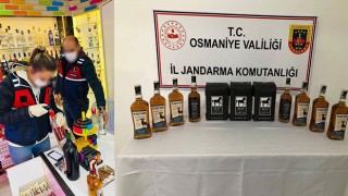 Jandarma’dan “Sahte alkol ve sigara” operasyonu