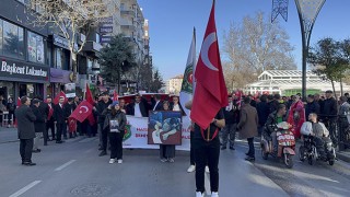 Isparta’da teröre lanet yürüyüşü düzenlendi