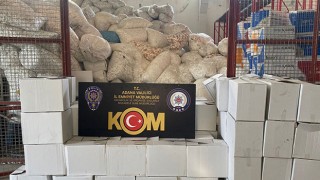 Adana’da 43 milyon 750 bin makaron ele geçirildi