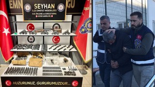 Adana’da bir evde ruhsatsız 6 silah ve 1323 silah parçası ele geçirildi