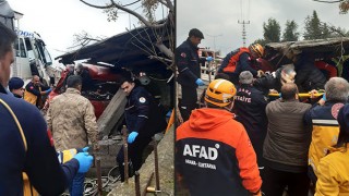 Adana’da kamyonun çarptığı kamyonetteki 2 kişi yaralandı