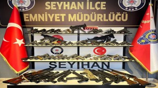 Adana’da polisin uygulamalarında ruhsatsız 60 silah ele geçirildi