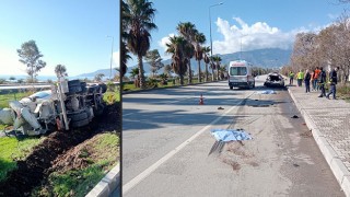 Antalya’da beton mikserinin çarptığı kişi öldü