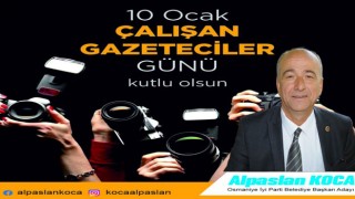 Başkan Adayı Koca’dan 10 Ocak Mesajı