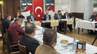 Hatay Mustafa Kemal Üniversitesi Rektörü Eren, gazetecilerle buluştu