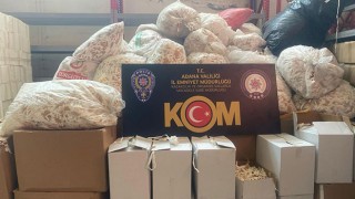 Adana’da 18 milyon 950 bin makaron ele geçirildi