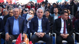 Bakan Ersoy Alanya’da MHP Seçmen İletişim Merkezi’nde konuştu: