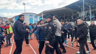 Burdur’da amatör futbol maçında arbede çıktı