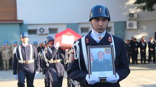 Hatay’da vefat eden astsubayın naaşı törenle memleketine uğurlandı