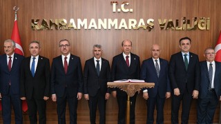 KKTC Cumhurbaşkanı Tatar, Kahramanmaraş’ta konuştu: