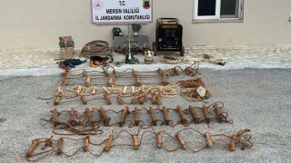 Mersin’de kaçak kazı yaptıkları iddiasıyla 5 şüpheli yakalandı