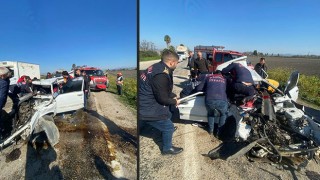Osmaniye’de otomobille panelvan çarpıştı, 2 kişi yaralandı