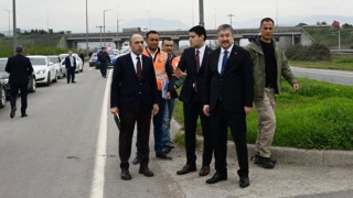 Vali Yılmaz, Bağlantı Yolu Çalışmalarını İnceledi