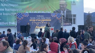 Aladağ’da Belediyesince iftar programı düzenlendi