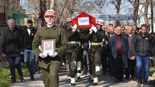 Kahramanmaraş’ta vefat eden Kıbrıs gazisi son yolculuğuna uğurlandı