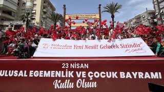 Antalya’nın ilçelerinde 23 Nisan Ulusal Egemenlik ve Çocuk Bayramı kutlandı