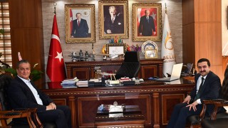 Kaymakam Yılmaz’dan, Belen Belediye Başkanı Gül’e hayırlı olsun ziyareti