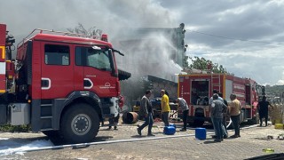 Hatay’da zeytinyağı fabrikasında çıkan yangın söndürüldü