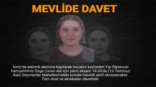 Özge Ceren Abi İçin Toprakkale’de Mevlidi Şerif Okutulacak