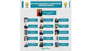 AK Parti Osmaniye’nin A Takımı Belli Oldu