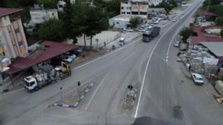 Düziçi'de Trafiği Rahatlatacak Çalışma Tamamlandı