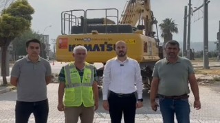 İlçede Yol Çalışması Başladı