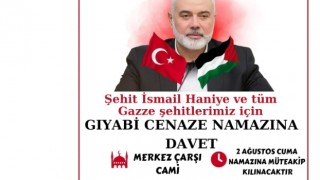 İsmail haniye İçin Toprakkale'de Gıyabi Cenaze Namazı Kılınacak