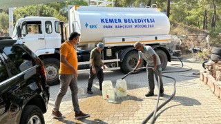 Kemer’de su kesintileri yaşanan mahallede sondaj çalışması yapılacak