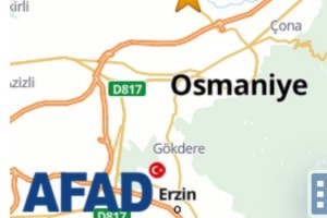 Osmaniye'de 3 Şiddetinde Deprem