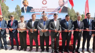 Antakya Meslek Yüksekokulunun yeni binasının temeli atıldı