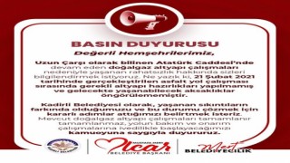 Kadirli Belediyesi’nden Açıklama: Doğalgaz Altyapı Çalışmalarında Gecikmeler Var