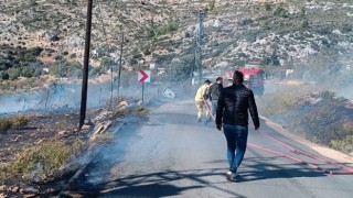 Mersin’de zirai alanda çıkan yangın ormana sıçramadan söndürüldü