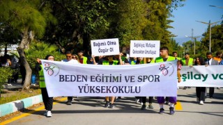 Zararlı Bağımlılıklara Karşı Farkındalık: OKÜ'de Sağlıklı Yaşam Yürüyüşü