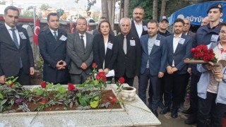 Adana’da şehit Kaymakam Saim Bey mezarı başında anıldı