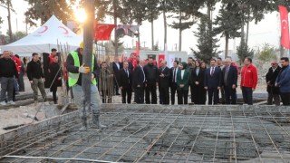 Hatay’da ”81 İl 81 Kızılay Anaokulu Projesi” kapsamında anaokulu temeli atıldı