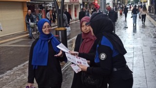 Hatay’da polis ekipleri Kadın Destek Uygulaması’nı anlattı