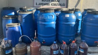 Mersin’de 3 ton 140 litre sahte içki ele geçirildi