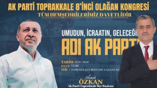 Toprakkale’de Kongre Heyecanı: Ahmet Özkan Tüm Hemşehrilerini Bekliyor