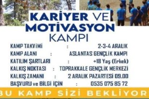 Toprakkaleli Gençler "Kariyer ve Motivasyon Kampı" nda Buluşuyor