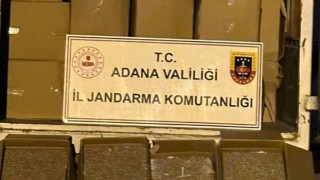 Adana’da 2 milyon 475 bin bandrolsüz makaron ele geçirildi