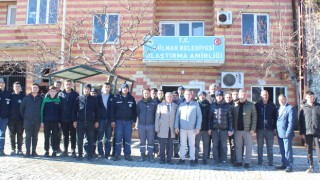 Gülnar Belediye Başkanı Fatih Önge ulaştırma personeliyle bir araya geldi