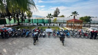 Kaş’ta motosiklet denetimleri yapıldı