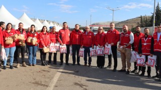 Türk Kızılay Genel Başkan Yardımcısı Saygılı, Cilvegözü Sınır Kapısı’nda konuştu: